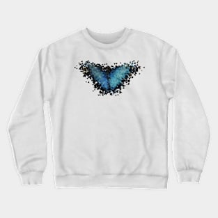 Blue Morpho Butterfly Crewneck Sweatshirt